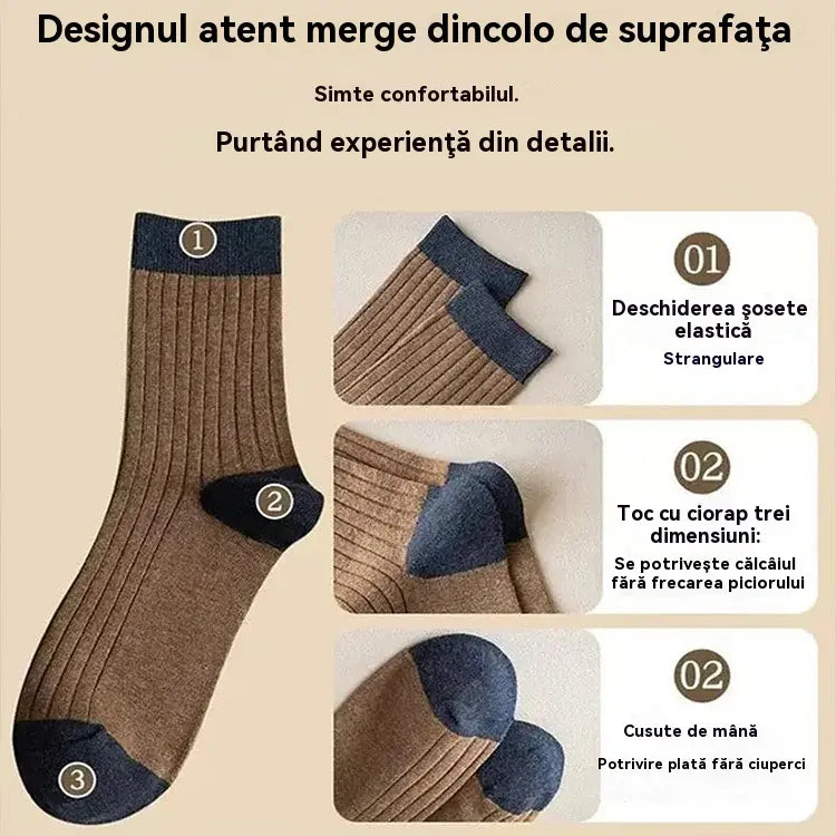 🔥🔥🧦【Cumpără unul, primești unul gratisi】【10 de perechi】【35-42】Șosete bărbați anti-transpirație și deodorant🧦