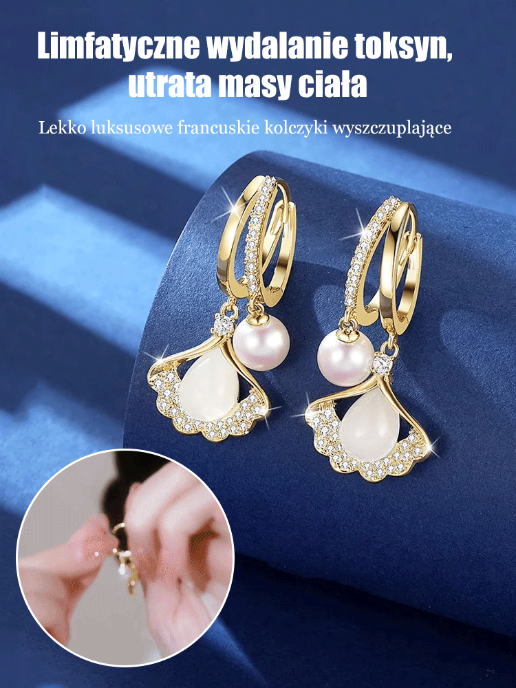✨【50%OFF】💖【Cumpărați 1, primiți 1 gratuit】Cat Eye Ginkgo Leaf Stud Cercei