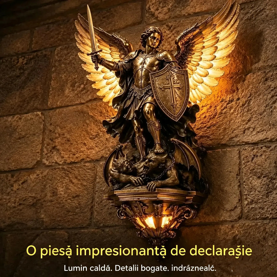 1 bucată 169 leił🕊️Lampa de perete „Îngerul Păzitor Sfântul Mihail”✨