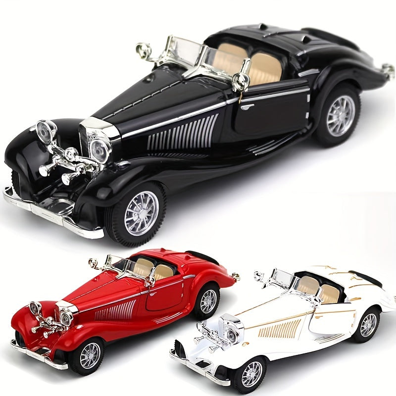 【Preț minim pentru timp limitat】1:28 Alloy Classic Car Vintage 500K Model de mașină