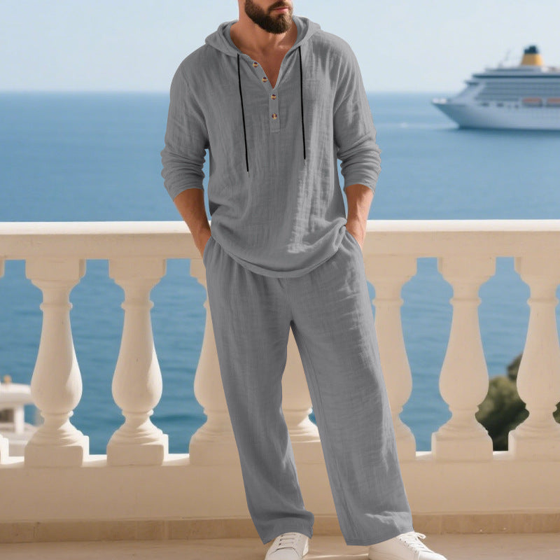 📢🔥 2026 Noul costum casual pentru bărbați, bluză + pantaloni ✅ Plată la livrare