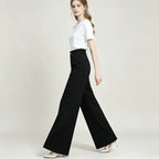 💟【49% OFF】【M-4XL】🔥🔥Pantaloni drepți noi de înaltă calitate, pantaloni casual de îmbrăcăminte exterioară de vară, pantaloni simpli subțiri cu talie înaltă