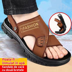 🔥Mega lichidare – 1+1 gratis, profitați înainte de epuizare🔥【38-47】Sandale de plajă din piele cu talpă groasă pentru bărbați