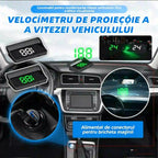🚗 Ecran HUD pentru mașină｜Proiecție GPS HD｜Viteză în timp real și condus mai sigur