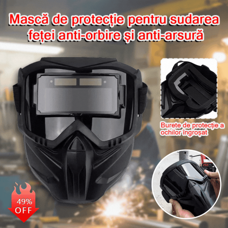 🔥⚡Cască de sudură cu întunecare automată pentru siguranța ochilor