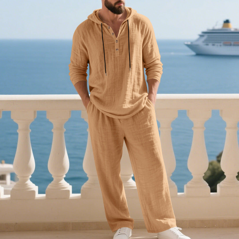 📢🔥 2026 Noul costum casual pentru bărbați, bluză + pantaloni ✅ Plată la livrare