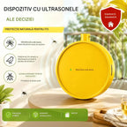 🔥【2 bucăți la 124 lei】🐦 Dispozitiv portabil cu ultrasunete pentru alungarea păsărilor｜Dispozitiv automat pentru alungarea porumbeilor, ideal pentru balcoane, grădini și spații exterioare