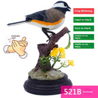 🦜🐦Simulare controlată vocal, ornamente creative drăguțe cu păsări controlate vocal, ornamente decorative pentru biroul camerei