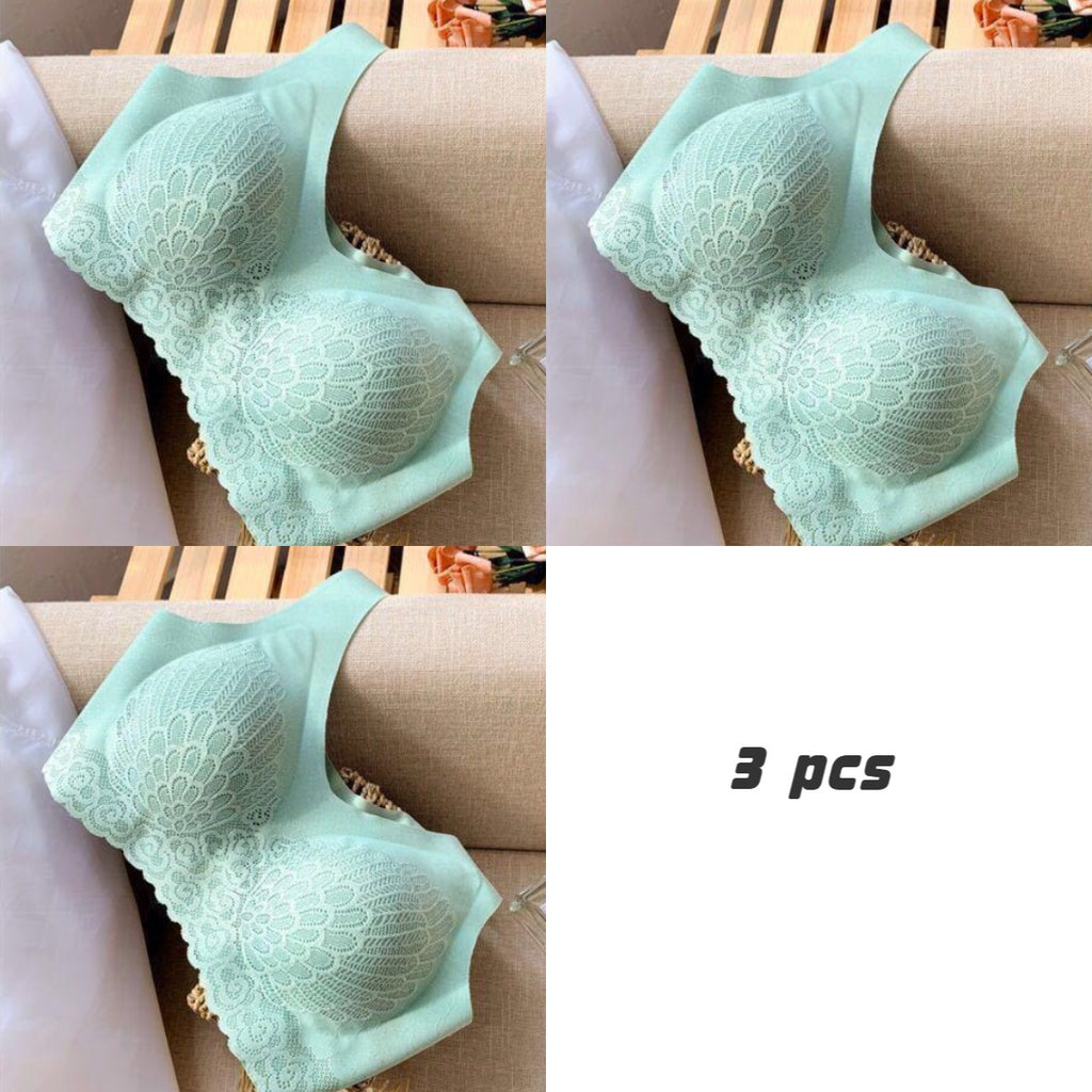 👙🔥(49% zľava)👙【3balenie】ľadová hodvábna bezšvová čipka bez drôtu