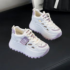 👟Pantofi casual de vară cu design perforat și talpă groasă – moderni, respirabili și super confortabili