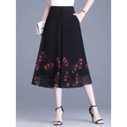 💃🔥2026 pantaloni pantaloni de vară noi de damă, din șifon subțire, tăiați casual, cu talie înaltă (40kg-90kg)