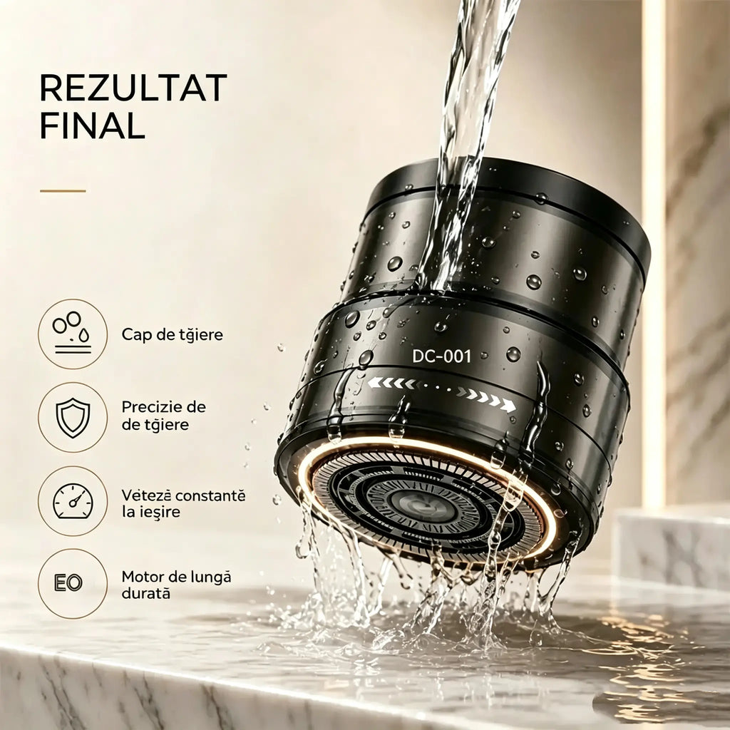 📢📢 50% REDUCERE! ⏰ Aparat de ras electric inteligent 2 în 1 pentru capete chele și aparat de tuns barba cu ecran digital