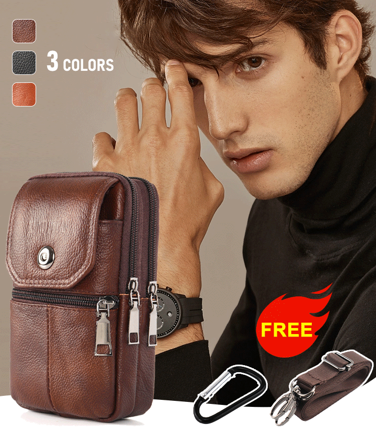 😍【50% OFF】Geanta de telefon multifunctionala in stil retro pentru uz exterior