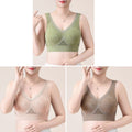😍【Pachet de 3】Sutien respirabil și confortabil dintr-o singură piesă pentru vârste mijlocii și vârstnici❤️【40-90KG】